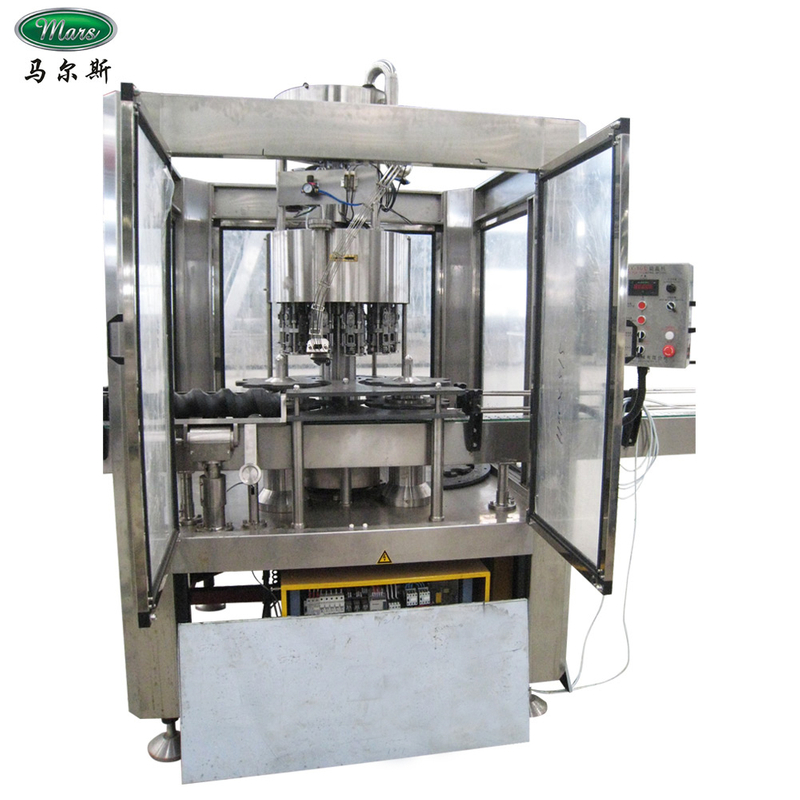 Full Automatic 6 Heads Rotary Wine Bottle Stelvin ROPP Screw Capping Machine