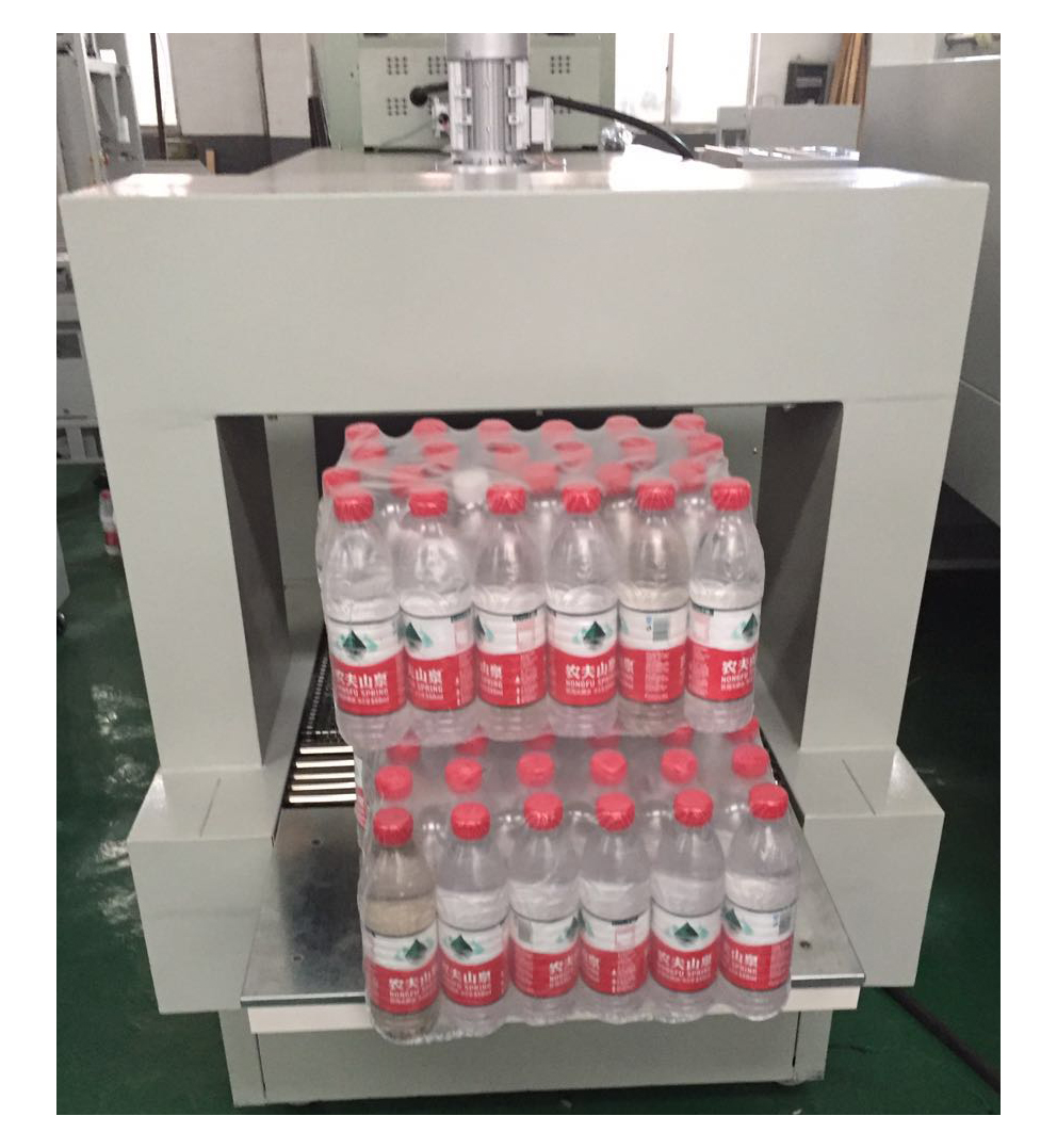 Semi automatic Manual Heat Tunnel Shrink Wrap Machine for water bottles carton box