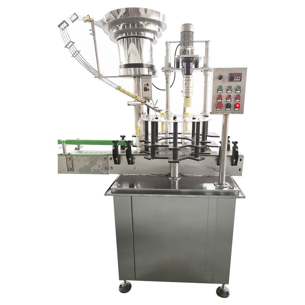 5L 10L Linear Oval Gear Flowmeter Edible Oil Filling Capping Machine