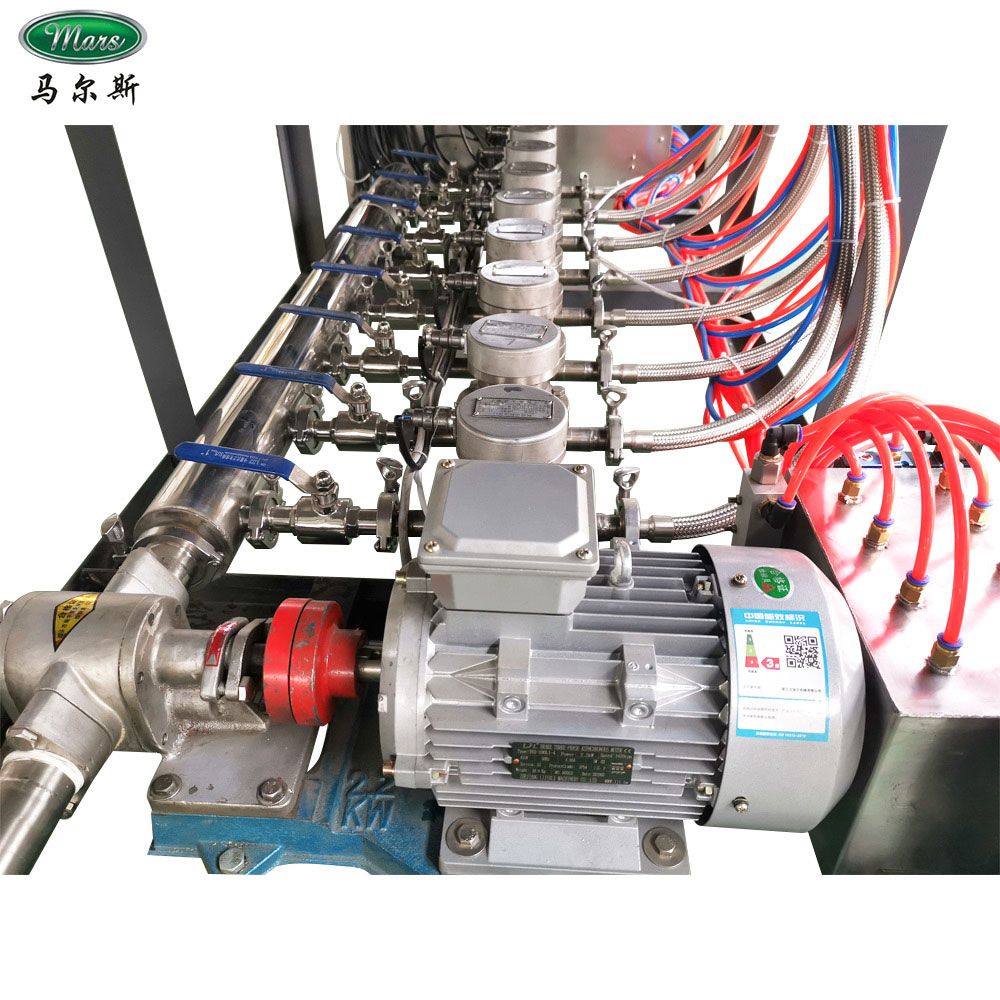 5L 10L Linear Oval Gear Flowmeter Edible Oil Filling Capping Machine