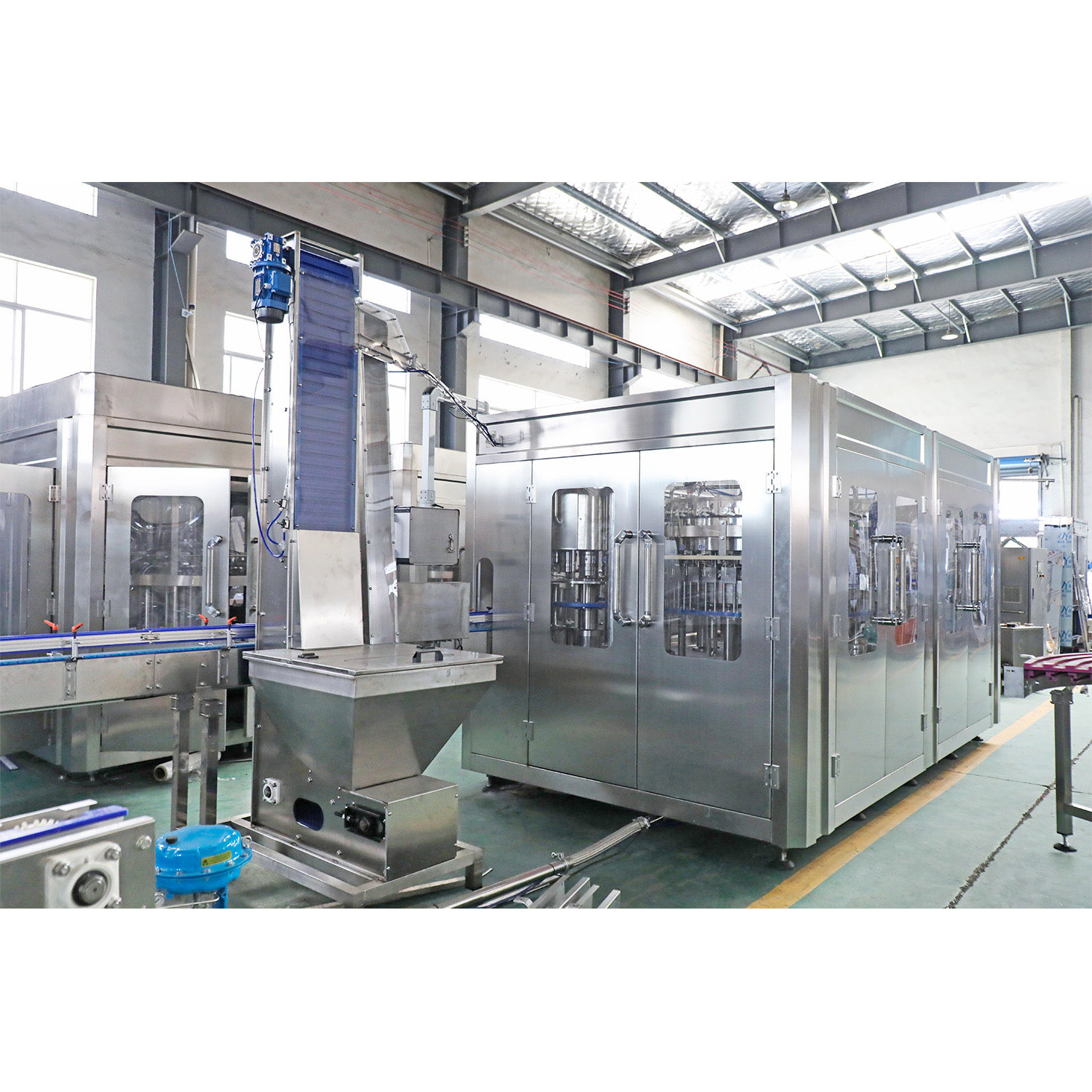 6000BPH Carbonated Soft Drink Washing Filling Capping 3 in 1 Machine