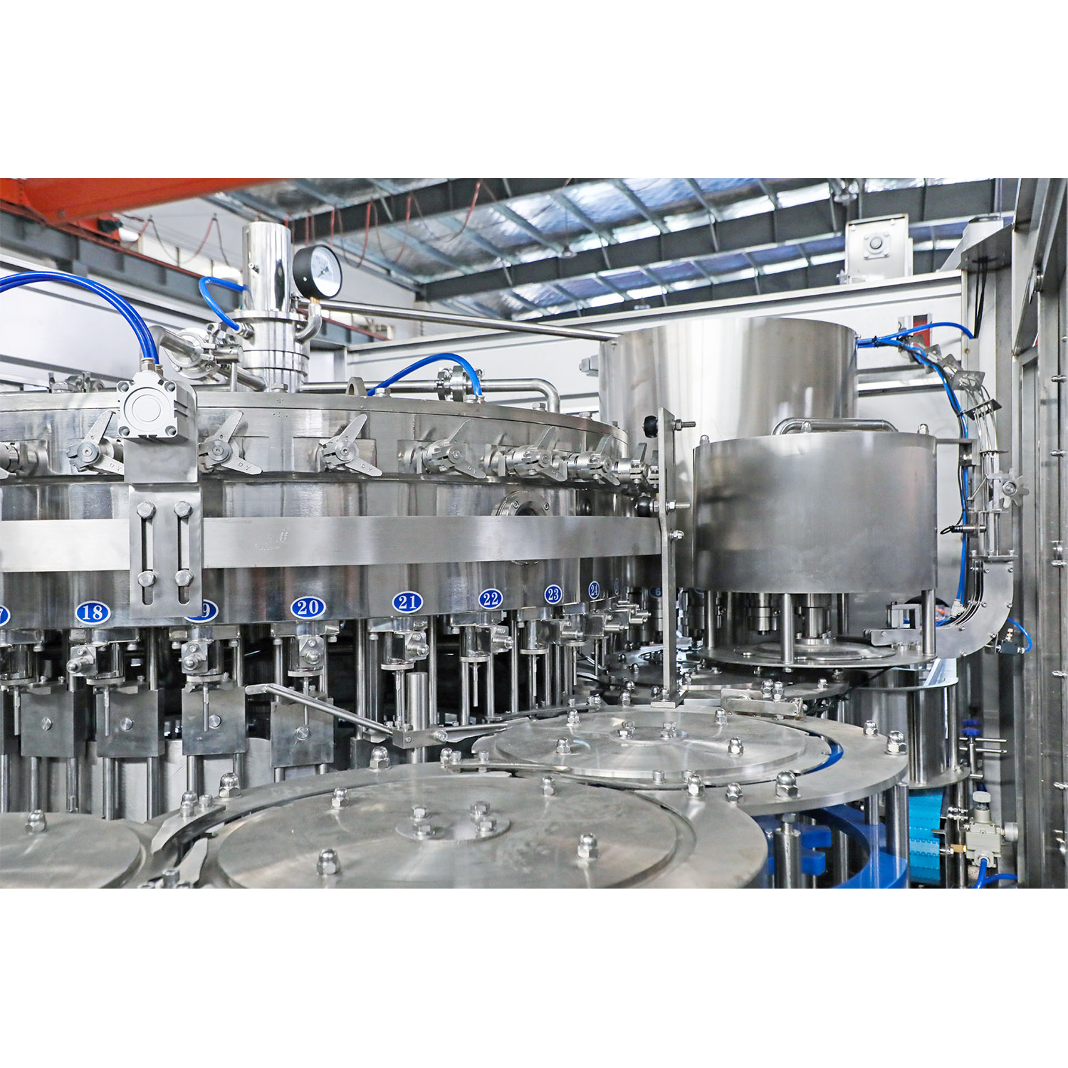 6000BPH Carbonated Soft Drink Washing Filling Capping 3 in 1 Machine