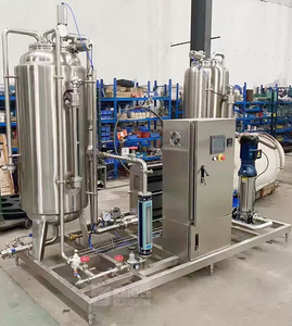 Small Automatic Carbonation Carbonator Tank / Industrial CO2 Soft Drink Mixer for Sparkling Water and Cola